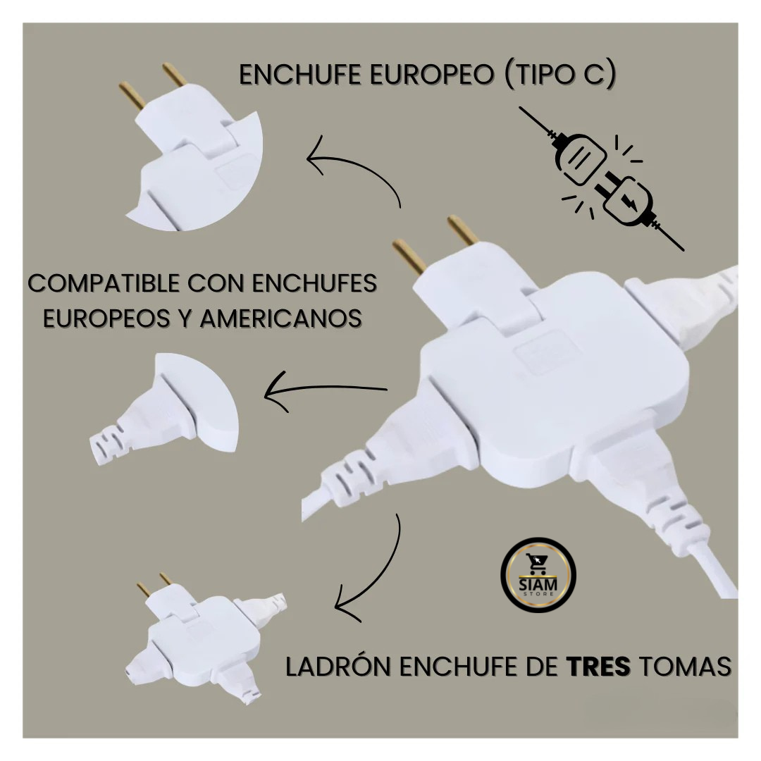 Enchufe Múltiple Plano - EasyLink™⚡