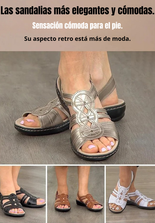 👡Sandalias Ortopédicas SanaStep 100💯Cuero Garantizado✅