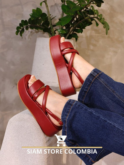 Sandalias ZOE 🍒 Comodidad y Estilo 💯 CUERO