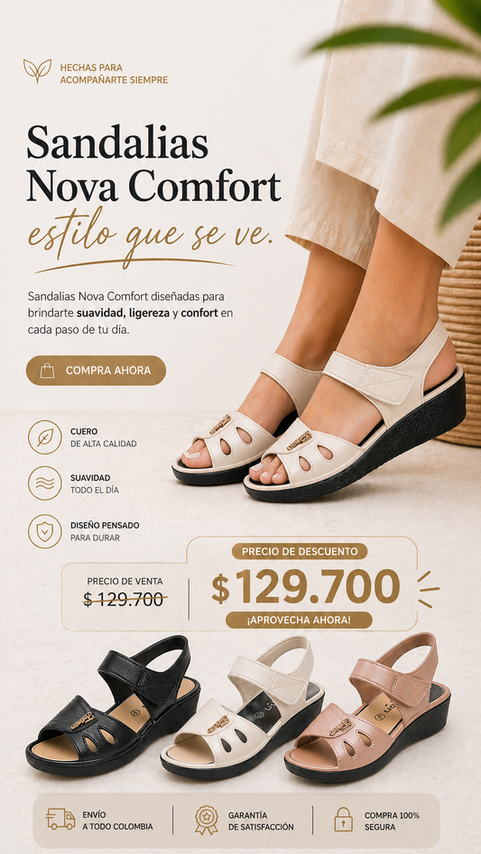 SANDALIAS NOVA COMFORT