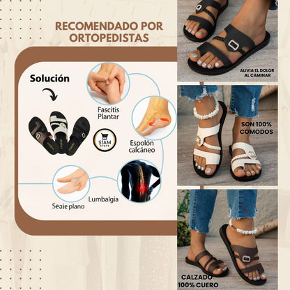 Sandalias Confortslide 💯 Cuero Genuino