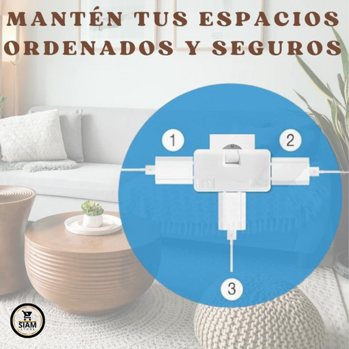 Enchufe Múltiple Plano - EasyLink™⚡