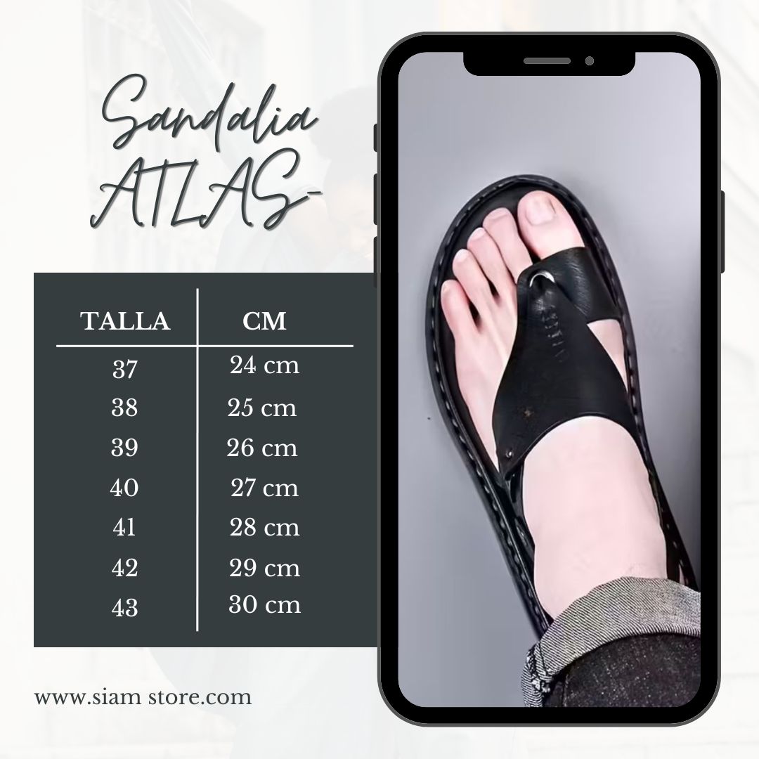 “Sandalias Atlas – Elegancia en Cuero 100%”