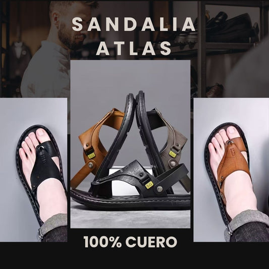 “Sandalias Atlas – Elegancia en Cuero 100%”