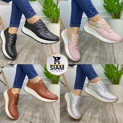👣  TENIS CONFORT ELITE 💯 CUERO