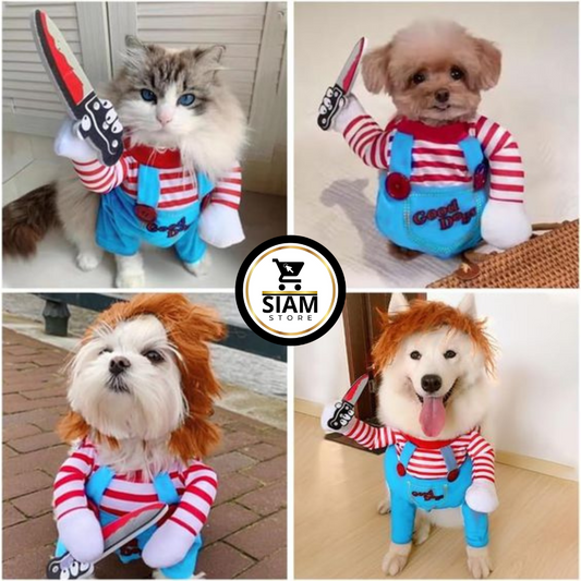 Disfraz Chucky 🐶🦴 Halloween 👻🐱