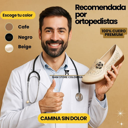 Zapatos Ortopédicas Liria 🌷 💯 CUERO