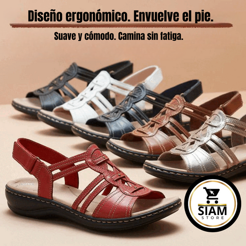 👡Sandalias Ortopédicas SanaStep 100💯Cuero Garantizado✅